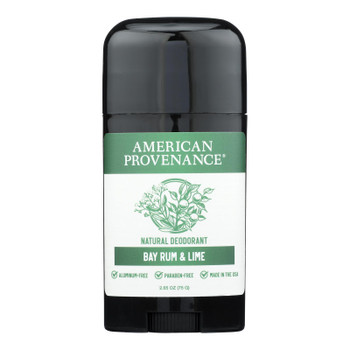 American Provenance - Deodorant Bay Rum Lime - 1 Each-2.65 Oz