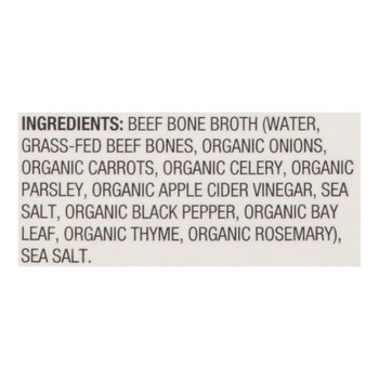 Kettle And Fire - Bone Broth Beef Rgentv - Case Of 6-16.9 Oz