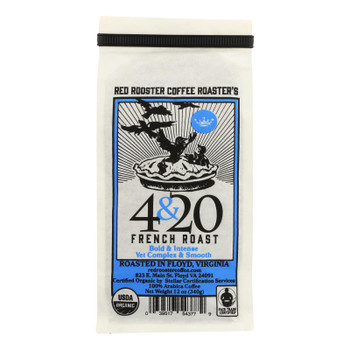 Red Rooster Coffee - Coffee Organic 4&20 French Rst - Case Of 6-12 Oz