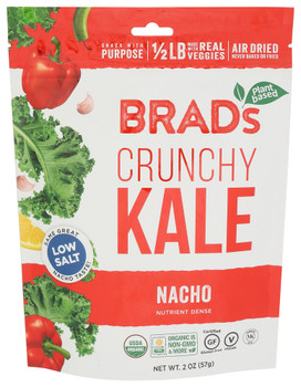 Brads Plant Based Kale Nacho Crnchy - Case of 12 - 2.000 OZ