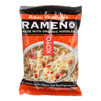 Koyo Asian Vegetable Ramen - Case Of 12 - 2.1 Oz