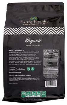 Earths Promise Rice Basmati White Org - Case of 5 - 2.000 LB