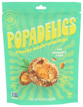 Popadelics Chips Mshrm Rsmry Salt - Case of 6 - 1.400 OZ