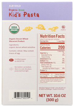 Alb Gold Pasta Kids Dinosaur Shps - Case of 12 - 10.60 OZ