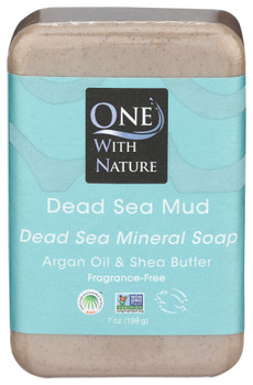 One With Nature Soap Bar Dead Sea Mud - Case of 3 - 7.000 OZ