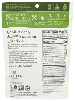 Navitas Seed Hemp Sheld Org - 8.000 OZ