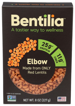 Bentilia Red Lentil Elbow - Case of 6 - 8.000 OZ