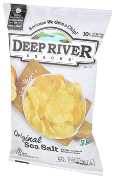 Deep River Chips Kttl Orig Sltd - Case of 12 - 8.000 OZ