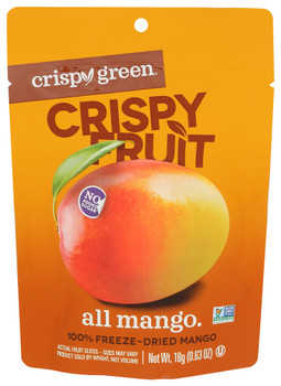 Crispy Green Mango Dried Sngl Srv - Case of 12 - .630 OZ