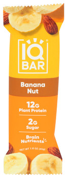 Iq Bar Bar Banana Nut - Case of 12 - 1.600 OZ