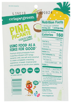 Crispy Green Tamarindo Coco Chili - Case of 12 - 1.760 OZ