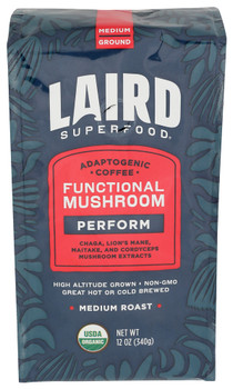 Laird Superfood Coffee Md Grnd Mshrm Org - Case of 6 - 12.00 OZ