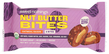 Sweet Nothings Bars Nut Oatml Raisn Pb - Case of 12 - 1.400 OZ