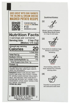 Kinders Gravy Turky Bne Brth Rstd - Case of 15 - 1.000 OZ