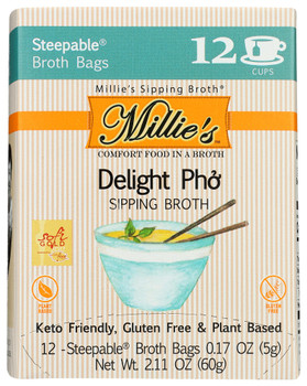 Millies Sipping Broth Broth Bgs Delight Pho - Case of 6 - 12.00 CT