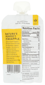 Golden Farms Sauce Pineapple Org 4pk - Case of 6 - 12.68 OZ