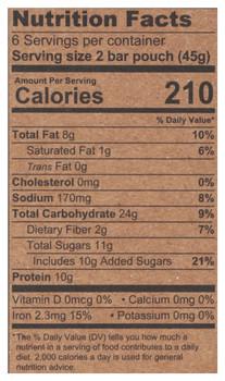 Kodiak Bar Granola Choc Chip - Case of 12 - 9.500 OZ