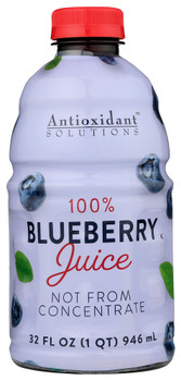 Antioxidant Solutions Juice Blueberry - Case of 6 - 32.00 FO