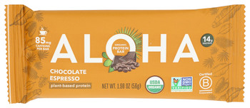 Aloha Bar Protein Choc Espresso - Case of 12 - 1.980 OZ