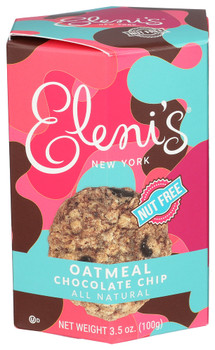 Elenis Cookies Oatmeal Chcolte Chip Box - Case of 6 - 3.500 OZ