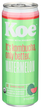 Koe Kombucha Watermelon - Case of 12 - 12.00 FO