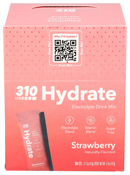 310 Nutrition Hydration Strwbry 30ct - 5.080 OZ