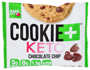 Bake City Cookie Plus Keto Choc Chp - Case of 12 - 1.000 OZ
