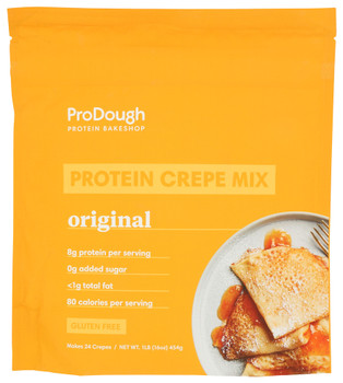 Prodough Bakery Crepes Protein Original - Case of 12 - 16.00 OZ