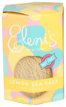 Elenis Cookies Cookie Lemn Sea Salt Box - Case of 6 - 3.500 OZ