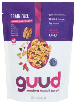 Guud Modern Cereal Muesli Brain Fuel - Case of 6 - 12.00 OZ