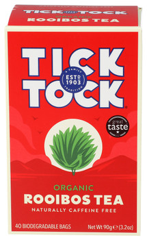 Tick Tock Tea Tea Organic Rooibos - Case of 4 - 40.00 BG