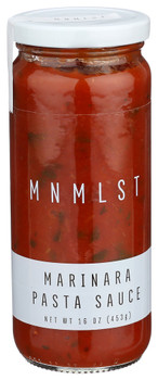 Mnmlst Sauce Pasta Marinara - Case of 6 - 16.00 OZ Mnmlst Sauce Pasta Marinara - Case of 6 - 16.00 OZ