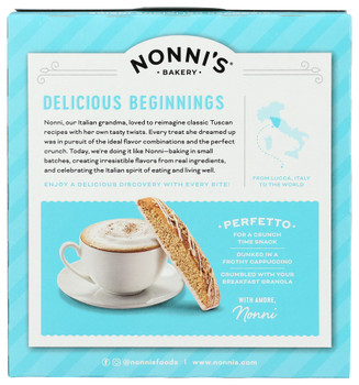 Nonnis Biscotti Cin Coffee Cake - Case of 6 - 6.880 OZ