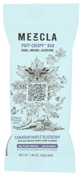 Mezcla Bar Maple Blueberry - Case of 12 - 1.400 OZ