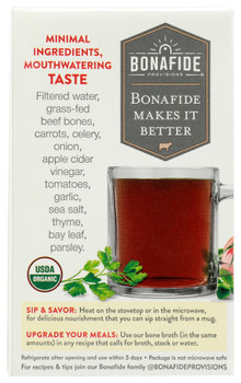 Bonafide Broth Bone Beef Dry - Case of 6 - 16.90 FO