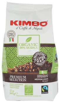 Kimbo Coffee Arabica Wb Org - Case of 6 - 12.00 OZ