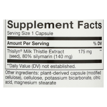 Nature's Way - Thisilyn Standardized Milk Thistle Extract - 60 Capsules