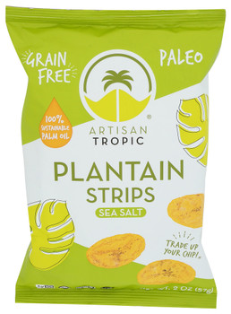 Artisan Tropic Chips Plantain Sea Salt - Case of 8 - 2.000 OZ