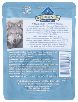 Blue Buffalo Food Dog Chnky Chkn Bites - Case of 24 - 3.000 OZ