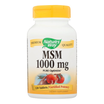Nature's Way - Msm - 1000 Mg - 120 Tablets