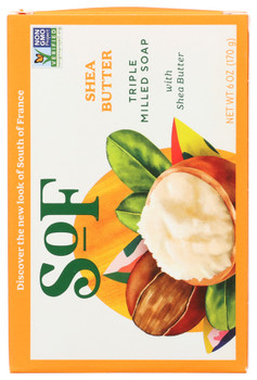 South Of France Soap Bar Shea Butter - Case of 3 - 6.000 OZ