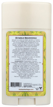 Nubian Heritage Deodorant Ind Hemp Vetivr - Case of 3 - 2.250 OZ