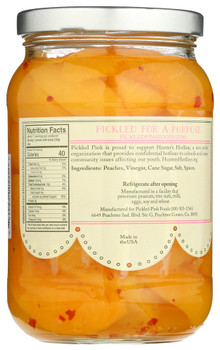 Pickled Pink Foods Llc Peaches Pickled - Case of 6 - 16.00 OZ