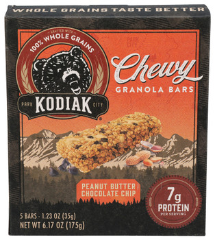 Kodiak Bar Brkfst Pb Chewy - Case of 12 - 6.170 OZ