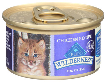 Blue Buffalo Cat Food Kitten Canned - Case of 24 - 3.000 OZ