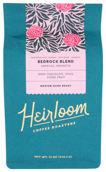 Heirloom Coffee Bedrock Blend - Case of 6 - 12.00 OZ