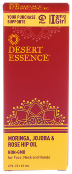 Desert Essence Oil Jojoba & Rose Hip - Case of 3 - 2.000 FO
