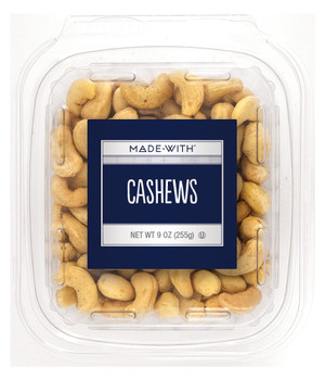 Made With Nut Cashew Raw Tub - Case of 12 - 9.000 OZ