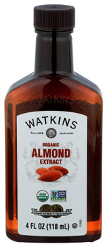 Watkins Extract Almond Org - Case of 3 - 4.000 FO