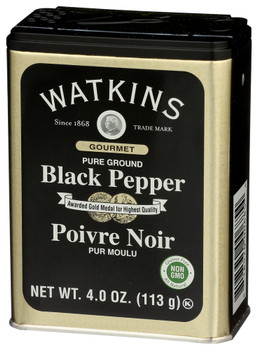 Watkins Pepper Blk Granulated - Case of 12 - 4.000 OZ